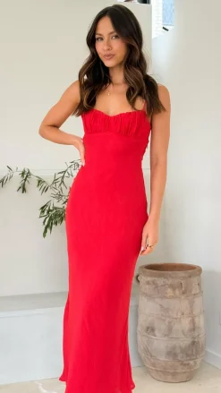SASHA (BNE) Sale Dresses^Galina Maxi Dress - Red