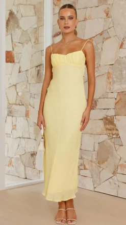 SASHA (BNE) Sale Dresses^Galina Maxi Dress - Yellow