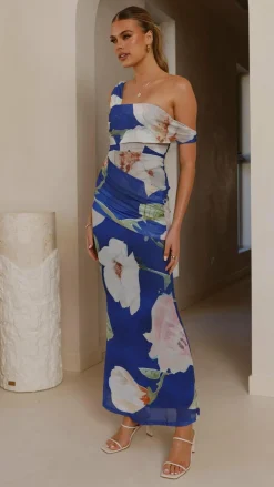 SASHA (BNE) Dresses|Maxi^Gardenia Maxi Dress - Blue Floral