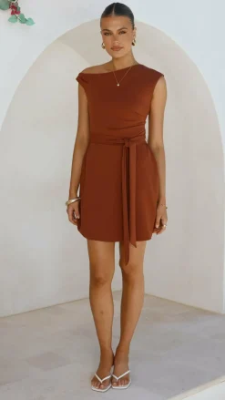 YH AND CO Dresses|Mini^Gem Mini Dress - Brown