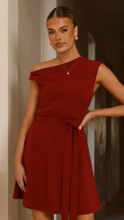 YH AND CO Dresses|Mini^Gem Mini Dress - Burgundy