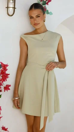 YH AND CO Dresses|Mini^Gem Mini Dress - Sage