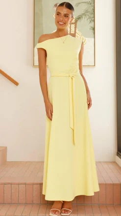 YH AND CO Dresses|Maxi^Gemma Maxi Dress - Baby Yellow