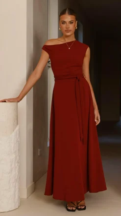 YH AND CO Dresses|Maxi^Gemma Maxi Dress - Burgundy