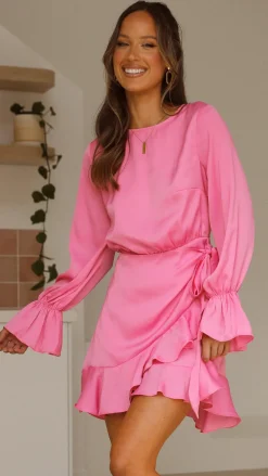 LILYWHYT Sale Dresses^Geneva Dress - Hot Pink