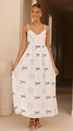 LILYWHYT Sale Dresses^Georgina Maxi Dress - Sweet Bow Blue