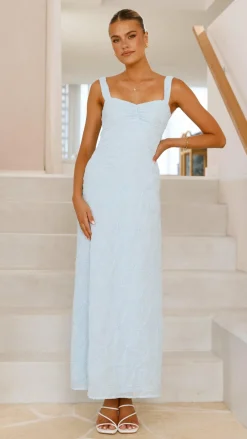 Luvalot Dresses|Maxi^Gianna Maxi Dress - Blue Lace