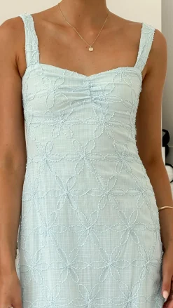 Luvalot Dresses|Maxi^Gianna Maxi Dress - Blue Lace