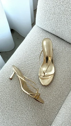 Billini Billini|Heels^Gillie Heel - Gold Metallic