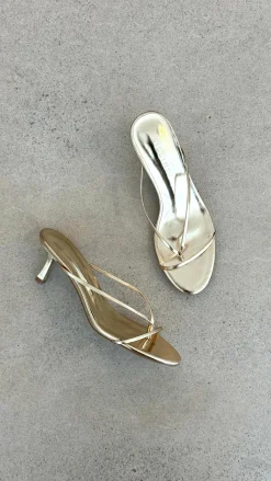Billini Billini|Heels^Gillie Heel - Gold Metallic