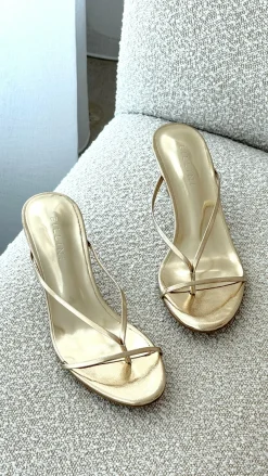 Billini Billini|Heels^Gillie Heel - Gold Metallic