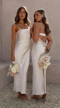 Alive Girl Sale Evening^Gisele Maxi Dress - Champagne