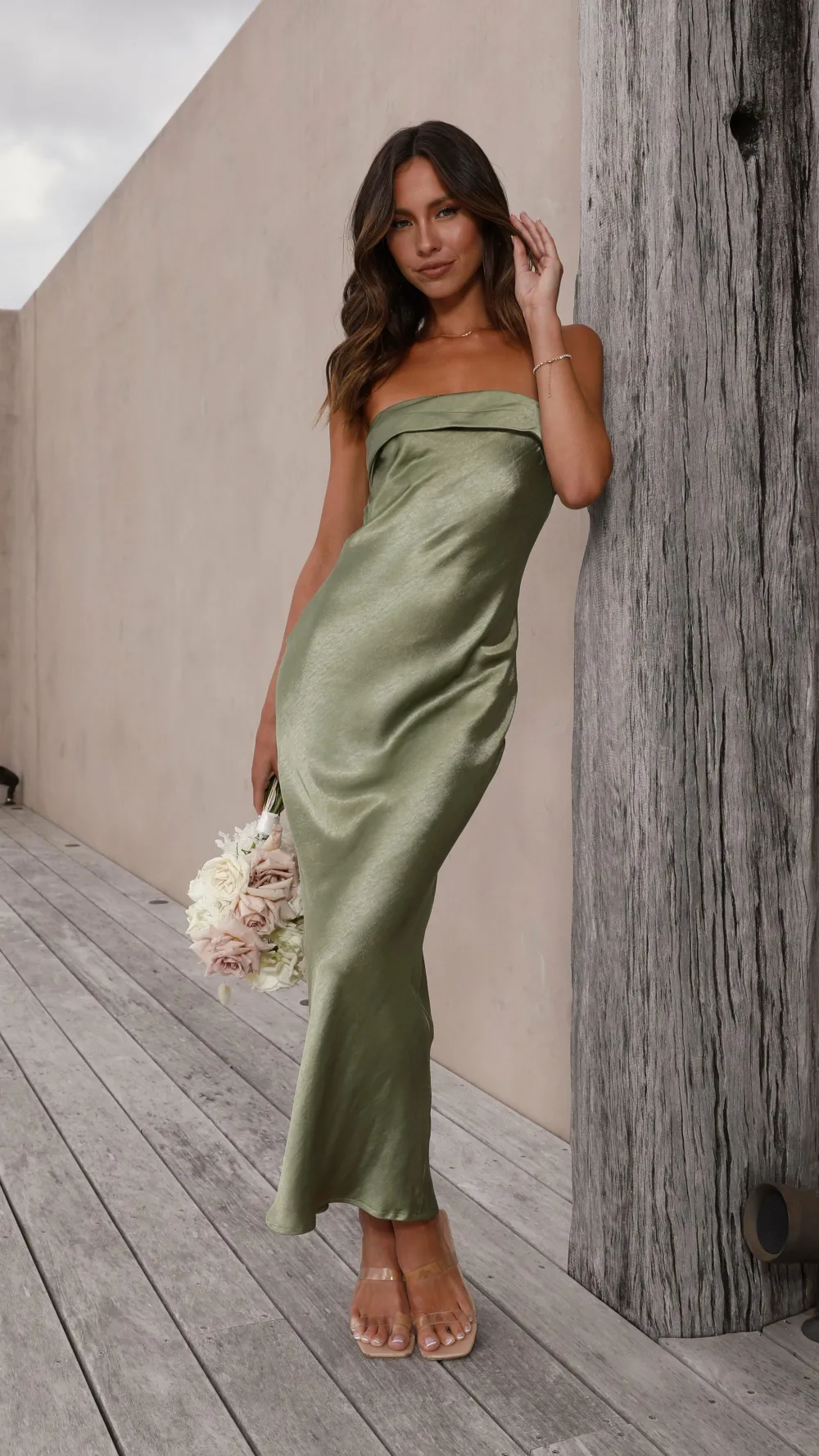 Alive Girl L'Amour|Dresses^Gisele Maxi Dress - Olive