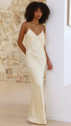 IDS Dresses|Bridesmaid^Gisella Maxi Dress - Yellow