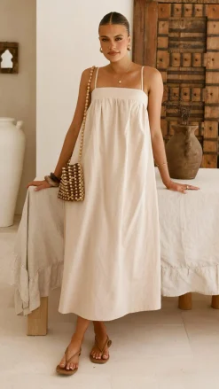 Fashion Allied Dresses|Maxi^Gracia Maxi Dress - Beige