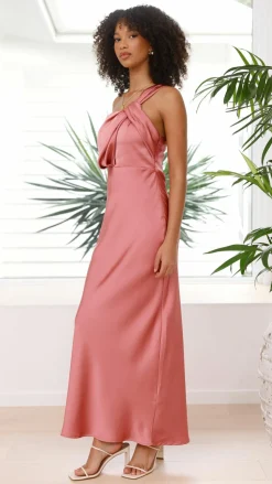 Alive Girl Dresses|Bridesmaid^Greta Maxi Dress - Baked Rose