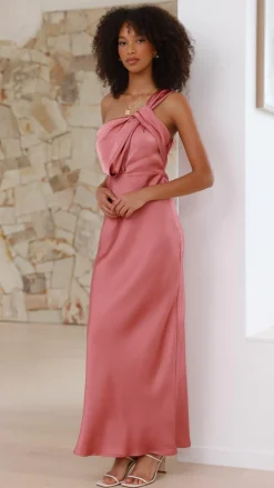 Alive Girl Dresses|Bridesmaid^Greta Maxi Dress - Baked Rose