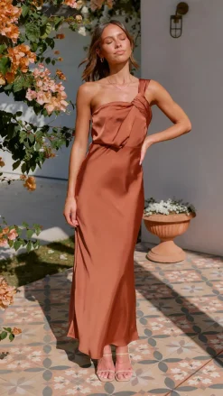 Alive Girl Dresses|Bridesmaid^Greta Maxi Dress - Copper