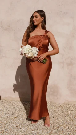 Alive Girl Dresses|Bridesmaid^Greta Maxi Dress - Copper