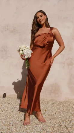Alive Girl Dresses|Bridesmaid^Greta Maxi Dress - Copper