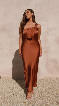 Alive Girl Dresses|Bridesmaid^Greta Maxi Dress - Copper