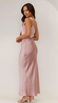 Alive Girl Dresses|Bridesmaid^Greta Maxi Dress - Dusty Pink