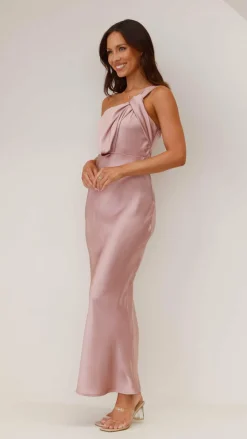 Alive Girl Dresses|Bridesmaid^Greta Maxi Dress - Dusty Pink
