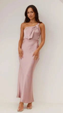 Alive Girl Dresses|Bridesmaid^Greta Maxi Dress - Dusty Pink