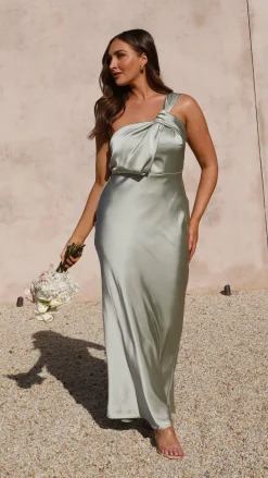 Alive Girl Dresses|Bridesmaid^Greta Maxi Dress - Olive