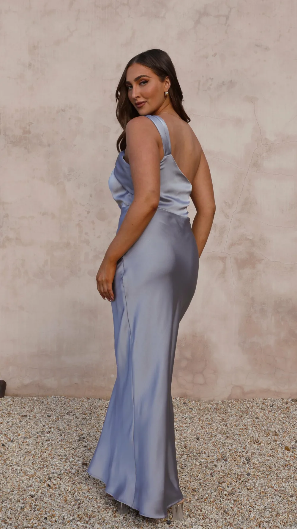 Alive Girl Dresses|Bridesmaid^Greta Maxi Dress - Steel Blue