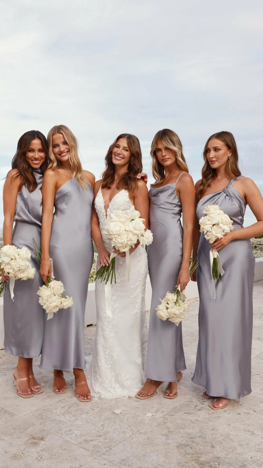 Alive Girl Dresses|Bridesmaid^Greta Maxi Dress - Steel Blue