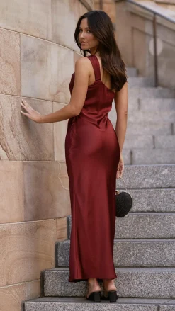 Alive Girl Dresses|Maxi^Greta Maxi Dress - Wine