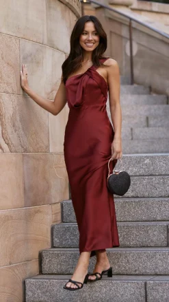 Alive Girl Dresses|Maxi^Greta Maxi Dress - Wine