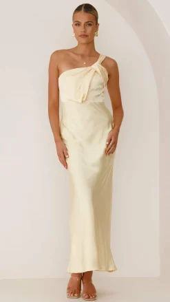 Alive Girl Dresses|Bridesmaid^Greta Maxi Dress - Yellow