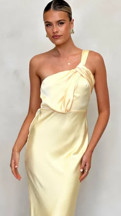 Alive Girl Dresses|Bridesmaid^Greta Maxi Dress - Yellow