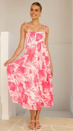 Pink Diamond Sale Dresses^Gwynne Maxi Dress - Pink Print
