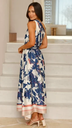 YH AND CO Sale Dresses^Hadas Maxi Dress - Blue/White Print