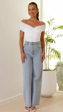 Burans Tops^Haiku Bodysuit - White