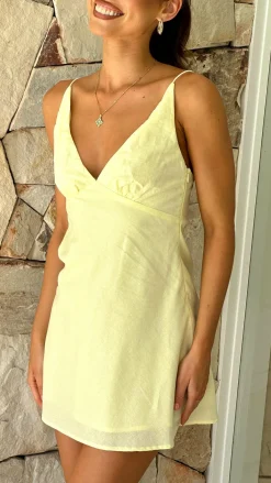 Alive Girl Dresses|Mini^Halina Mini Dress - Yellow