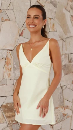 Alive Girl Dresses|Mini^Halina Mini Dress - Yellow