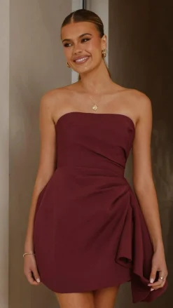 SASHA (BNE) Dresses|Mini^Hanae Mini Dress - Wine