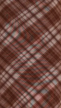 Pink Diamond Dresses|Maxi^Harena Off Shoulder Maxi Dress - Brown Plaid Print
