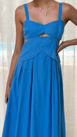 Desire Dresses|Midi^Harleigh Midi Dress - Blue