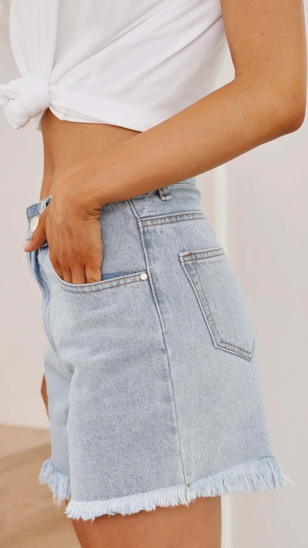 Fashion Allied The Denim Edit|Bottoms^Harlow Shorts - Denim
