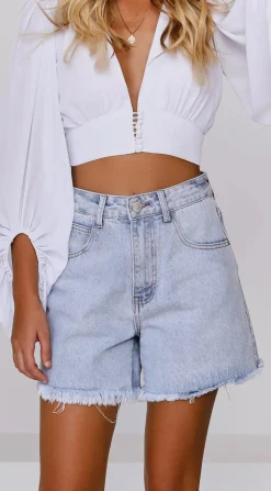 Fashion Allied The Denim Edit|Bottoms^Harlow Shorts - Denim