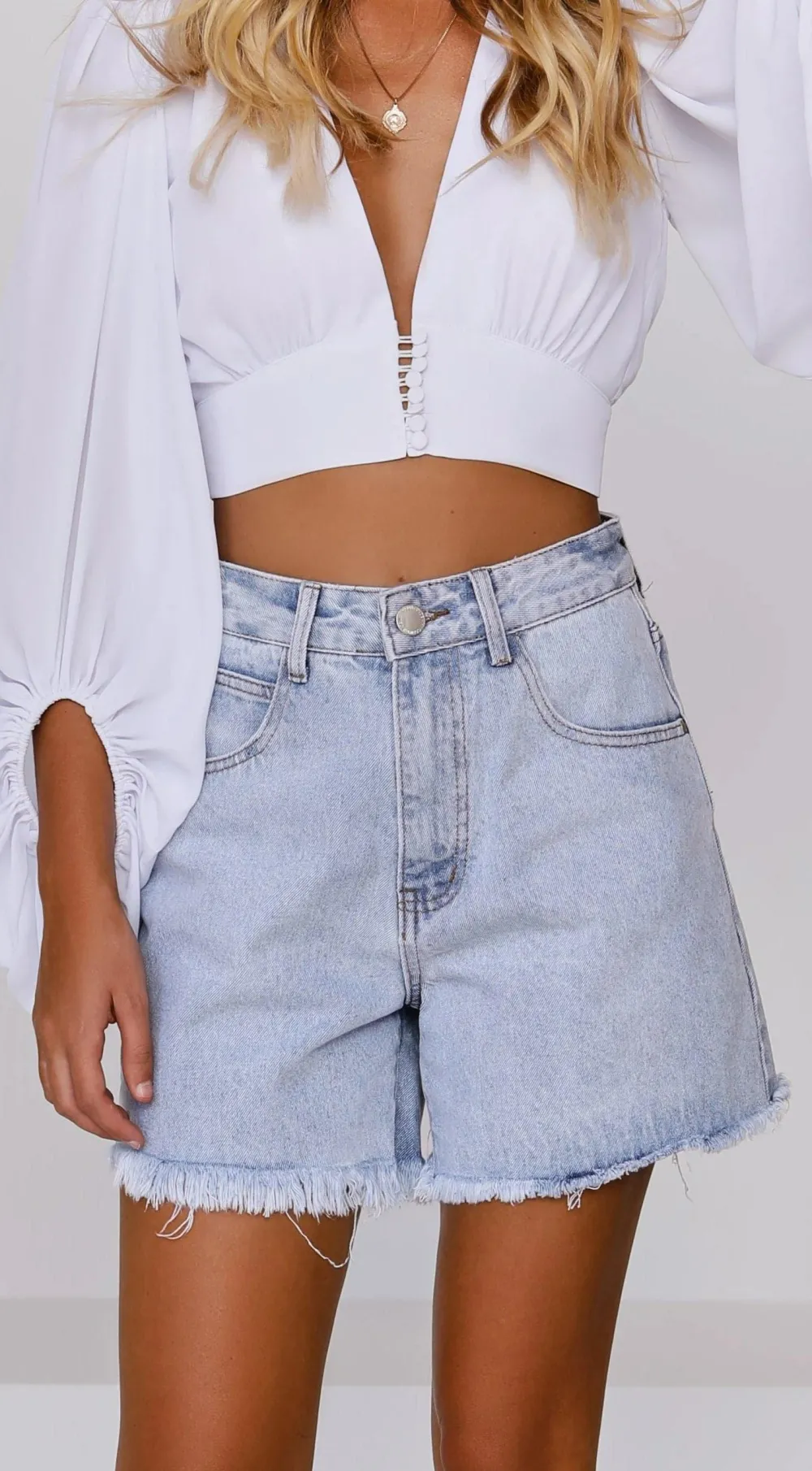 Fashion Allied The Denim Edit|Bottoms^Harlow Shorts - Denim