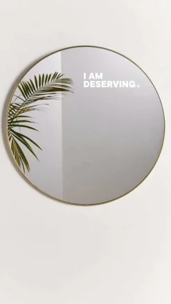 selfawear Beauty|Gift Collection^I Am Deserving - Affirmation Mirror Sticker