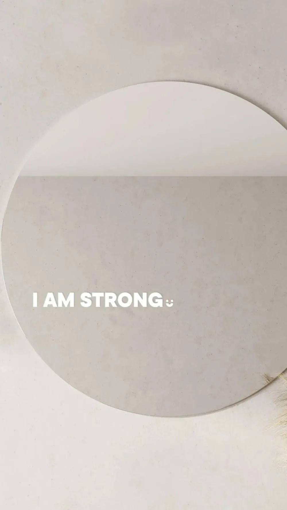 selfawear Beauty|Gift Collection^I Am Strong - Affirmation Mirror Sticker