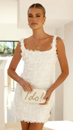 Angel Whisper Bags|Bridal Accessories^I DO Sequin Clutch - Gold/White