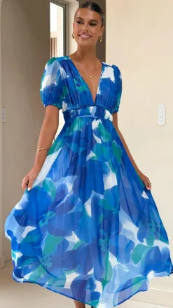 Pink Diamond Sale Dresses^Ilah Maxi Dress - Blue/Green